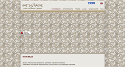 Desktop Screenshot of gaestetraeume.de